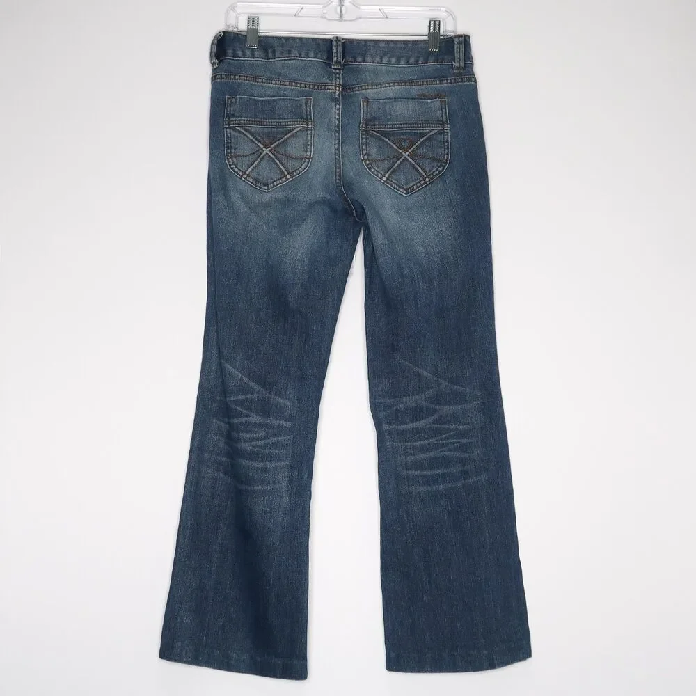 DKNY Jeans Womens Size 8 Blue Wash Bootcut‎ KCMUA478